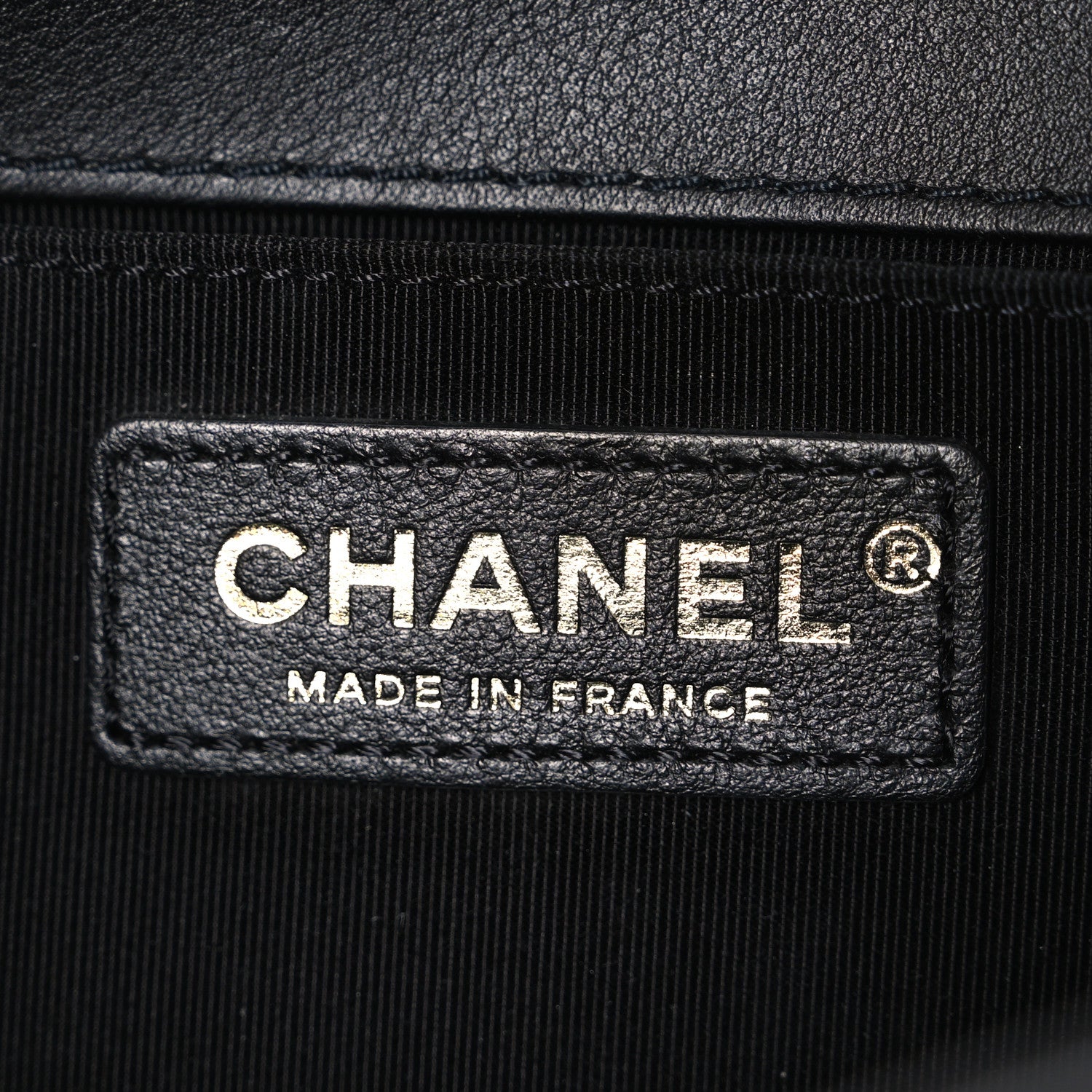 Chanel Calfskin Quilted Medium Boy Top Handle Flap Black 6 of 10
