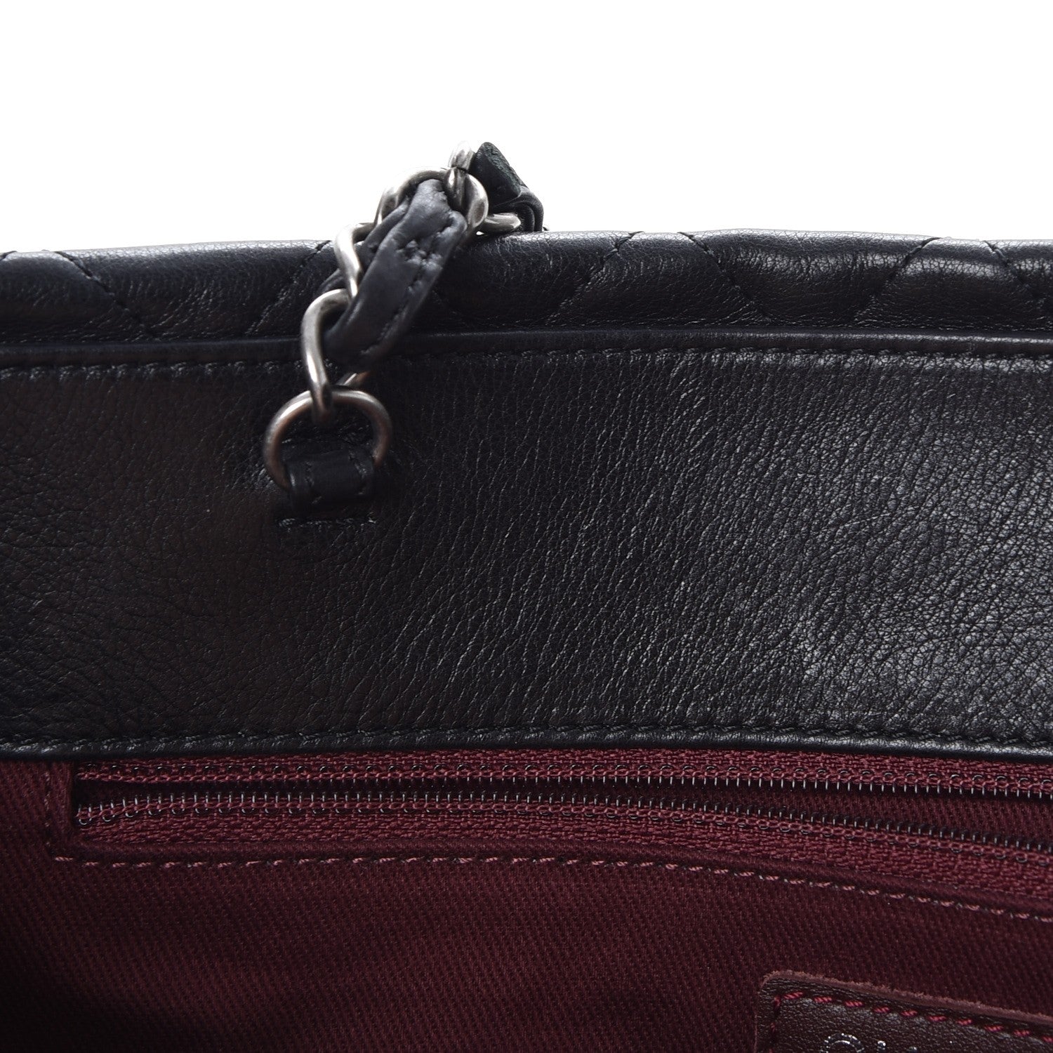 Chanel Calfskin Quilted Istanbul Small Tote Black 12 of 13