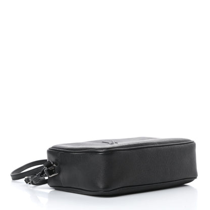 Saint Laurent Lambskin Monogram Small Lou Camera Bag Black 4 of 13