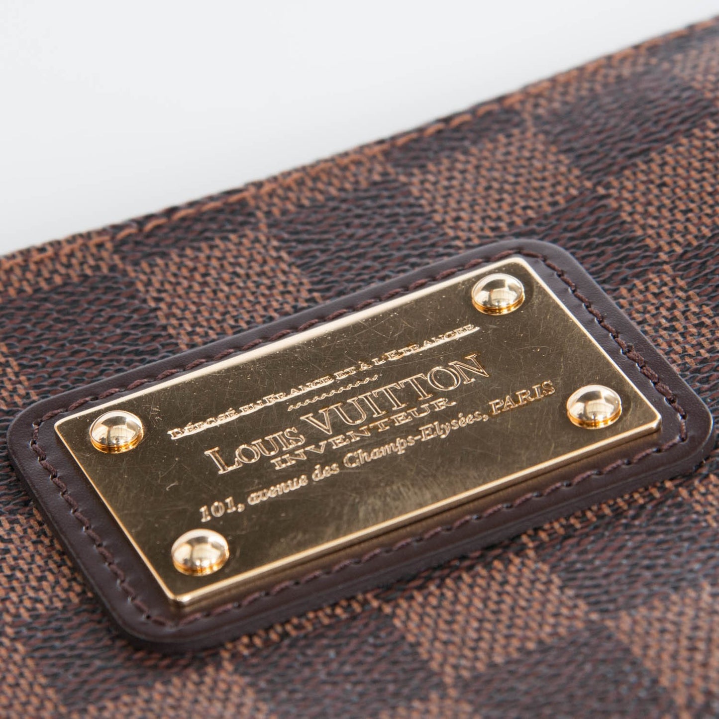 Damier Ebene Eva Clutch
