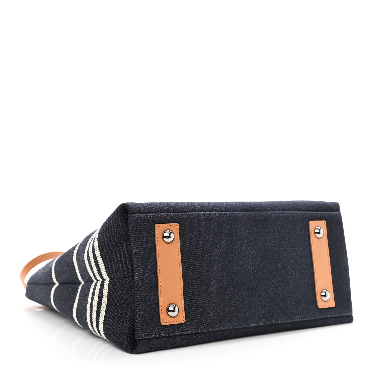 Chanel Denim Large Shopping Tote Blue 4 of 8