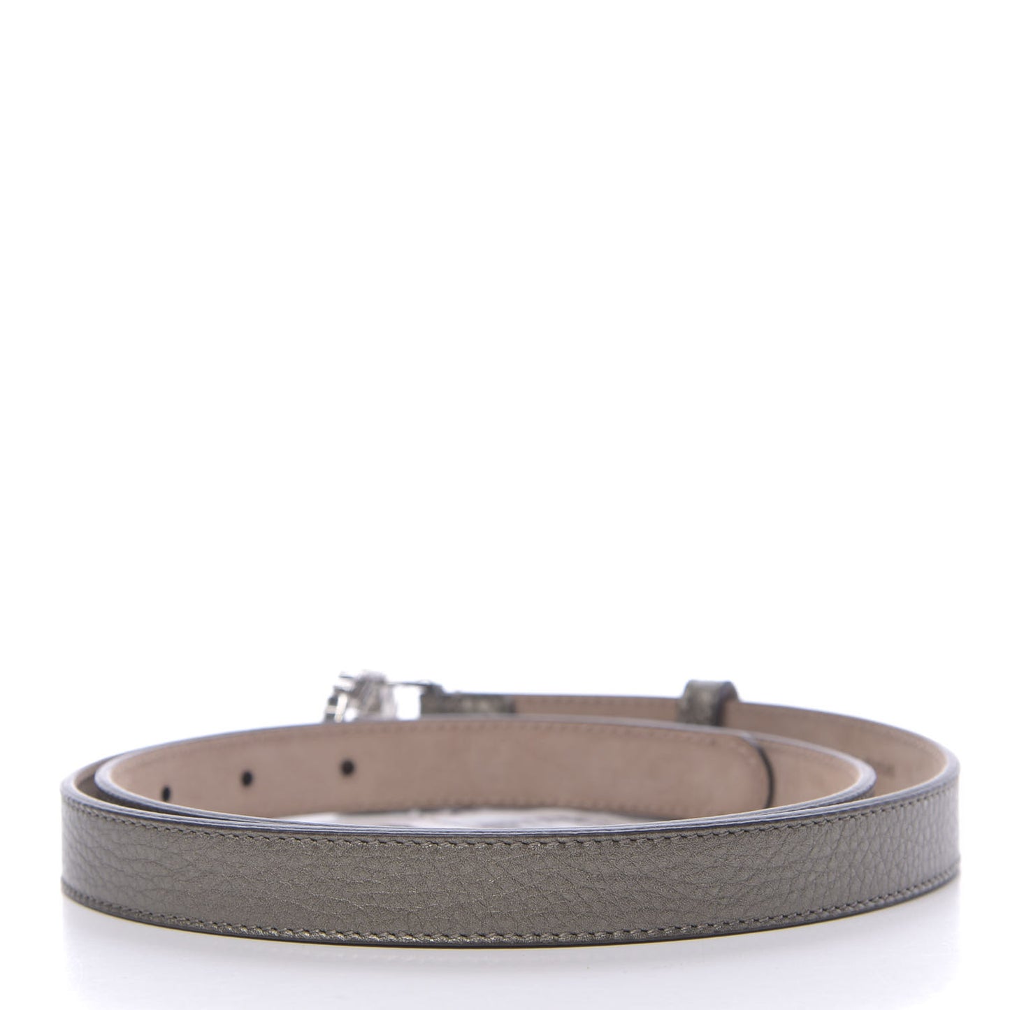 Calfskin Crystal Interlocking G Belt 95 38 Sasso