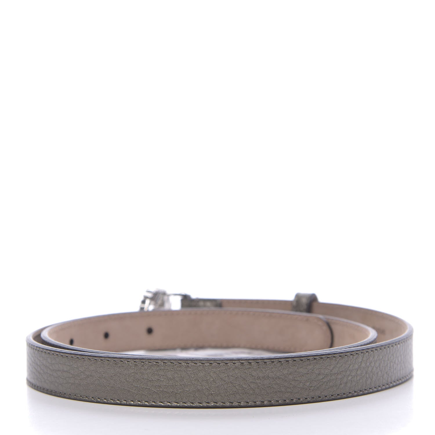 Gucci Calfskin Crystal Interlocking G Belt 95 38 Sasso 2 of 5