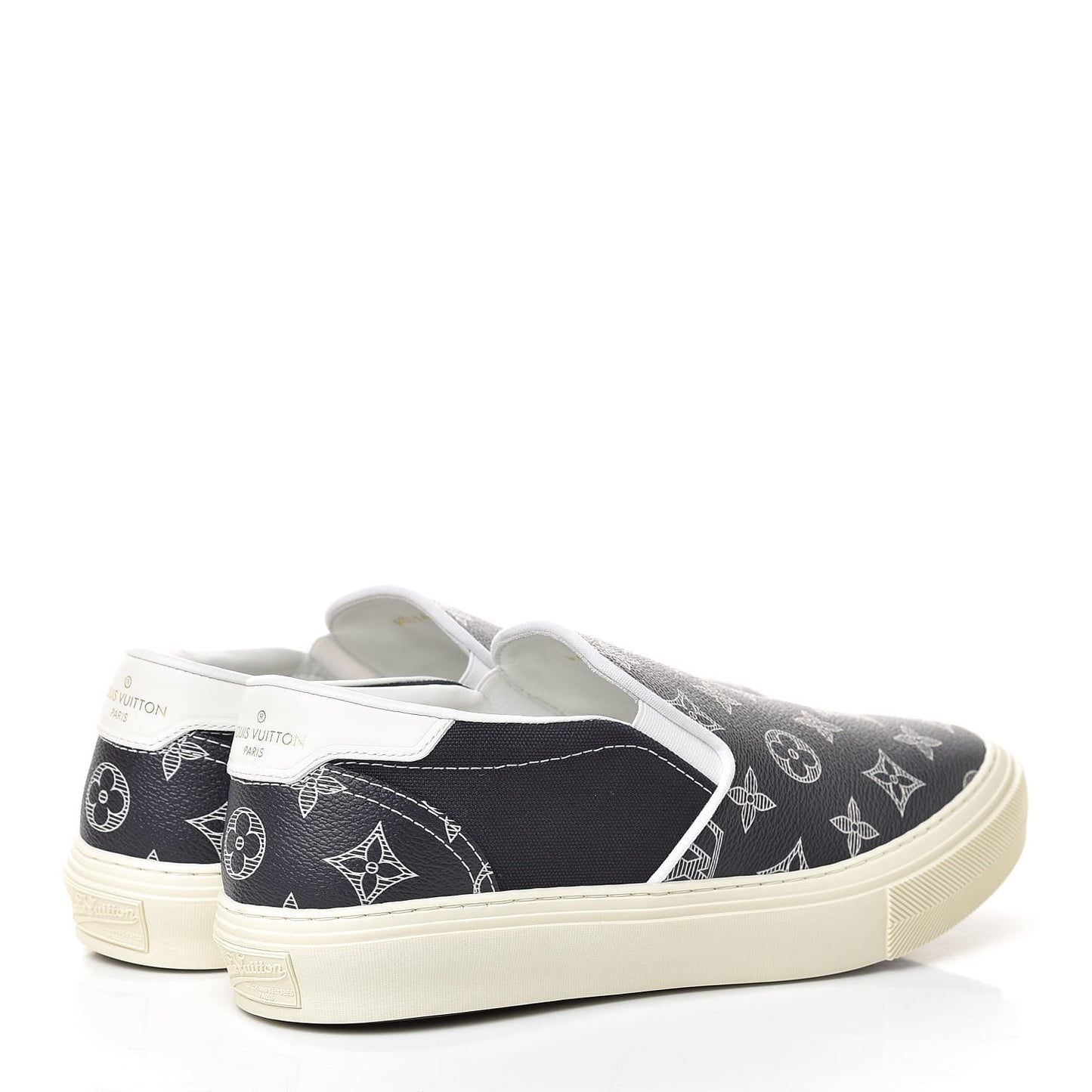 Savane Monogram Trocadero Slip On Sneakers 6 Encre