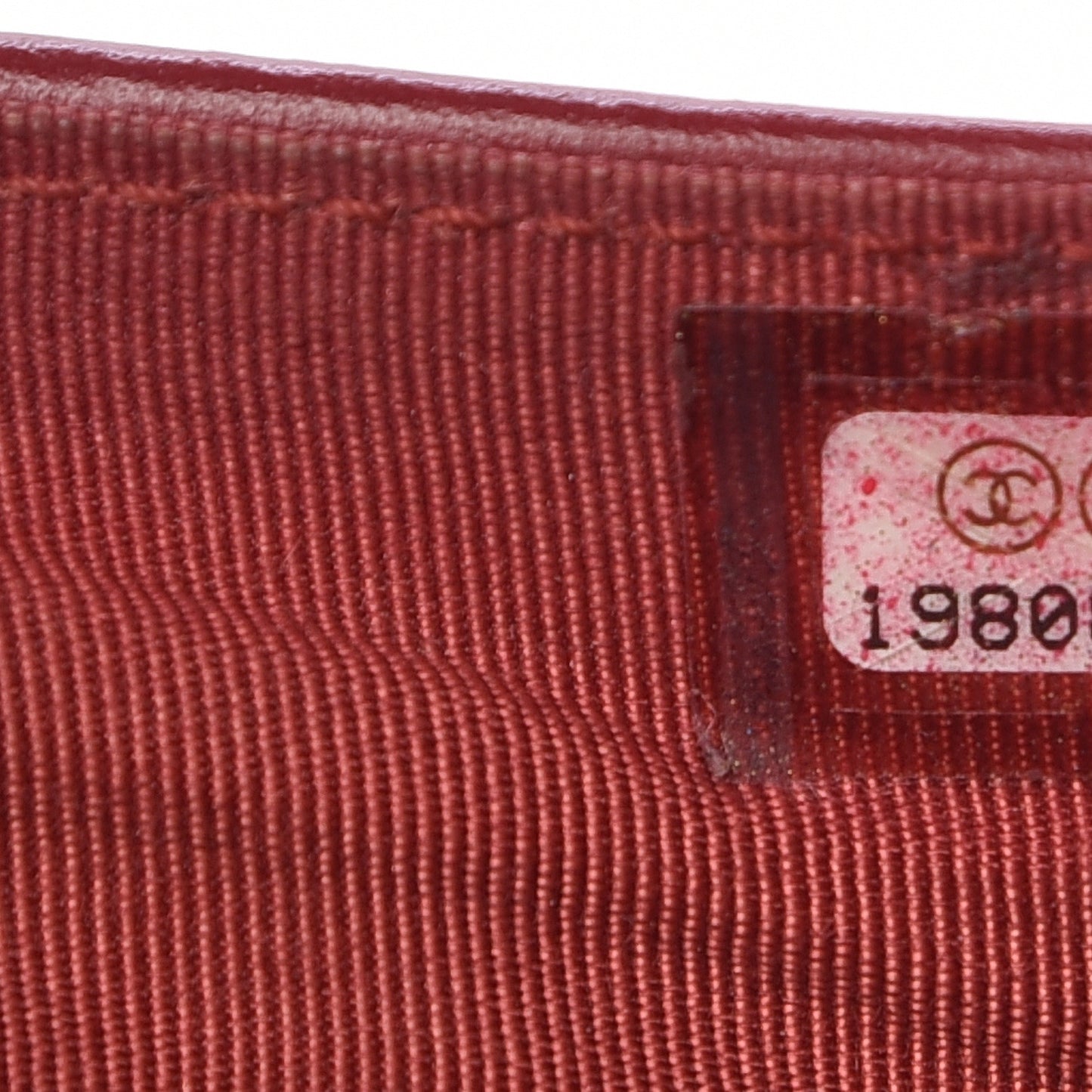 Caviar Quilted Large Flap Wallet Dark Red