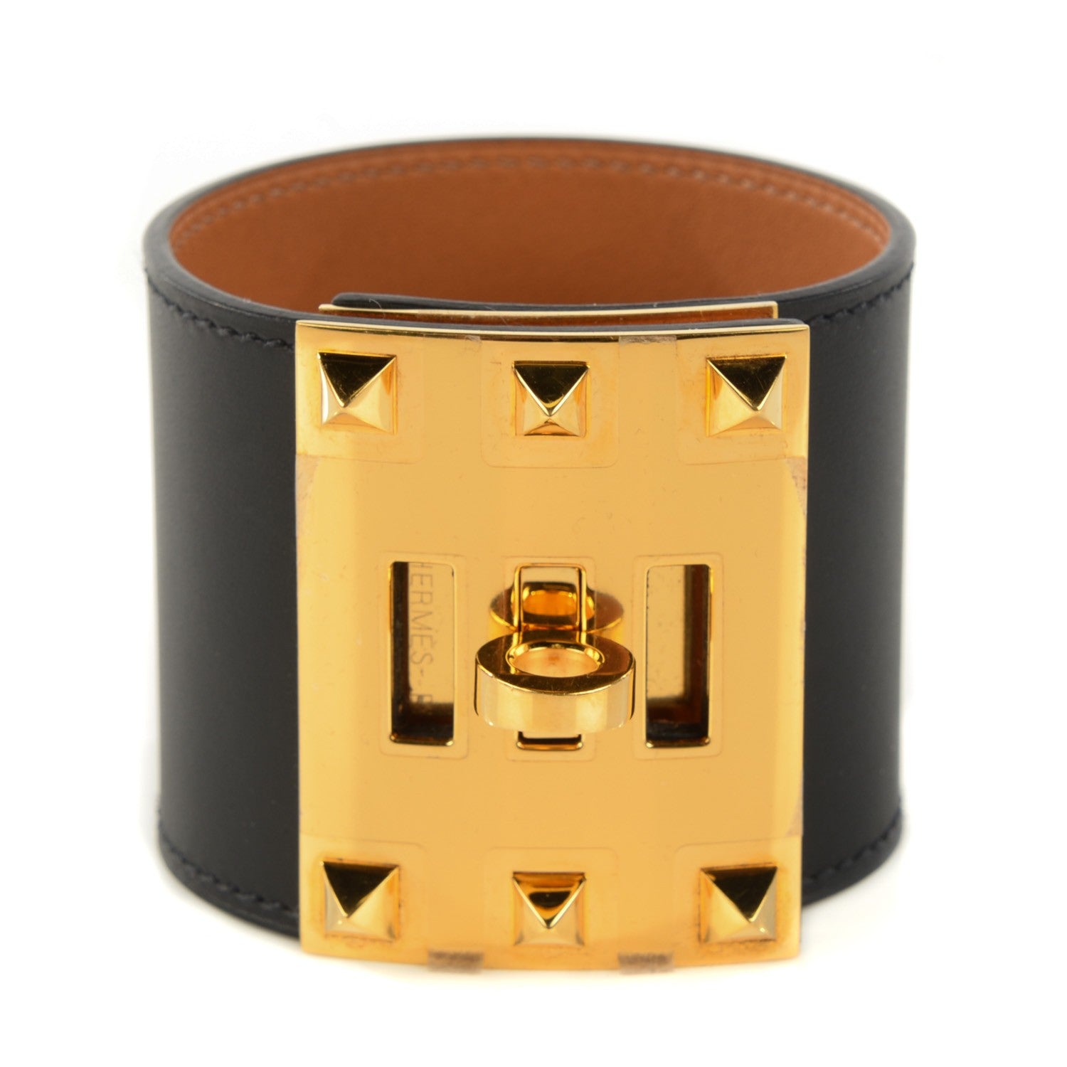 Hermes Chamonix Extreme Kelly Bracelet S Black 1 of 7