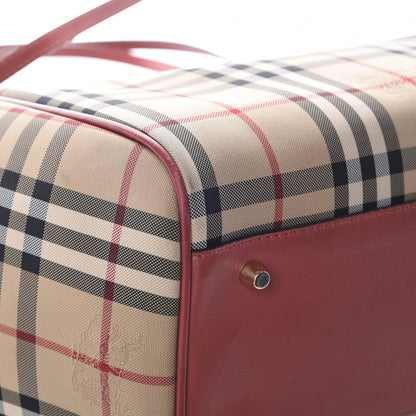Burberry Horseferry Check Small Canterbury Tote Antique Rose 28 of 28
