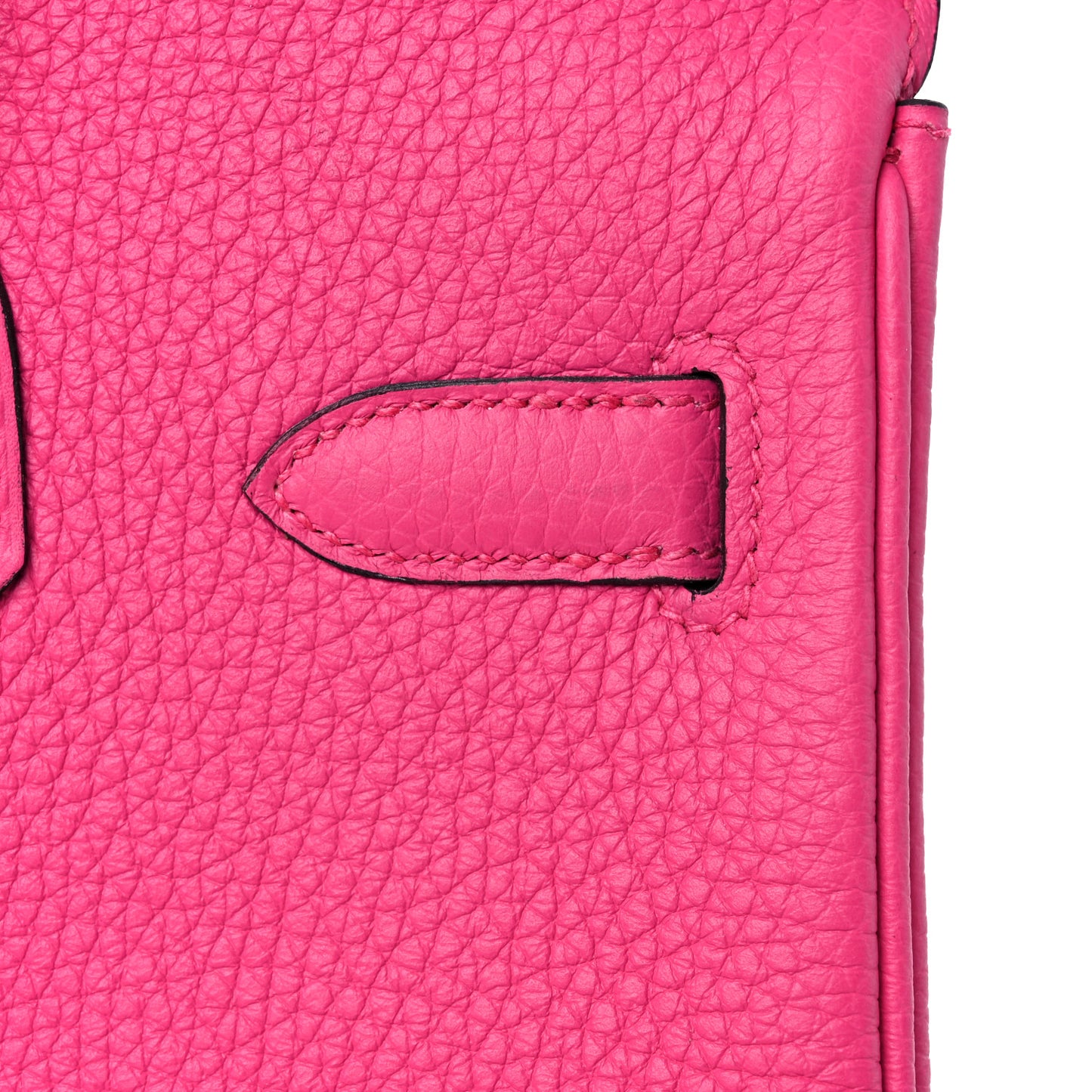 Taurillon Clemence Birkin 30 Rose Shocking