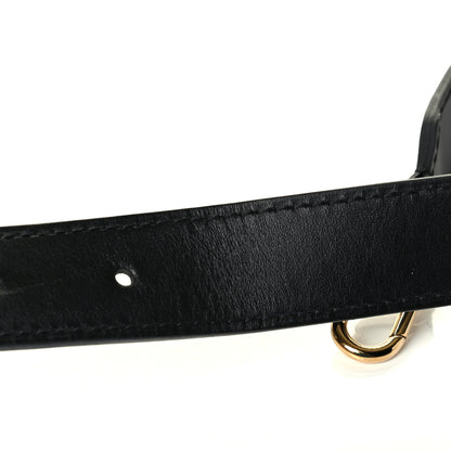 Louis Vuitton Calfskin Adjustable Odeon Shoulder Strap Black 4 of 4