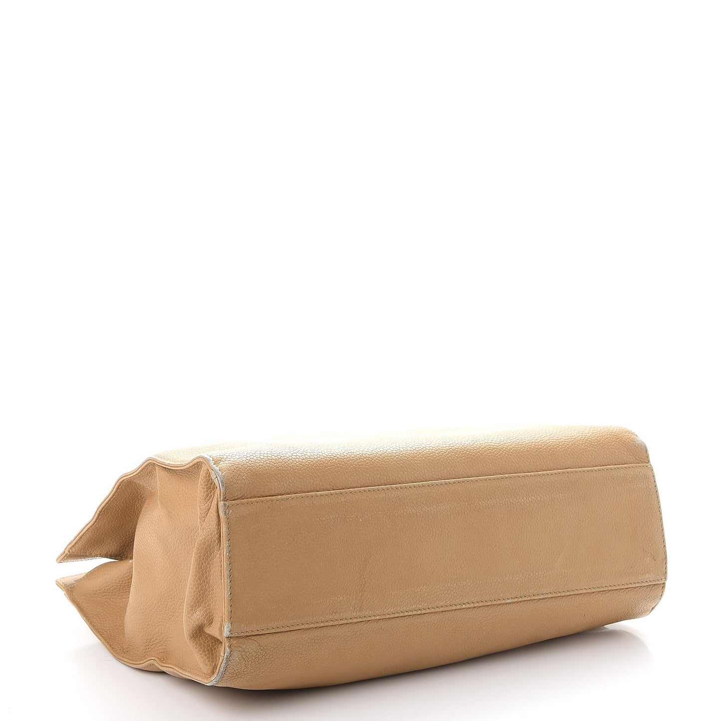 Caviar CC Small Tote Bag Beige