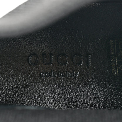 Gucci Calfskin Nappa Matelasse Frances Chelsea Boots 38 Great White Black 7 of 11