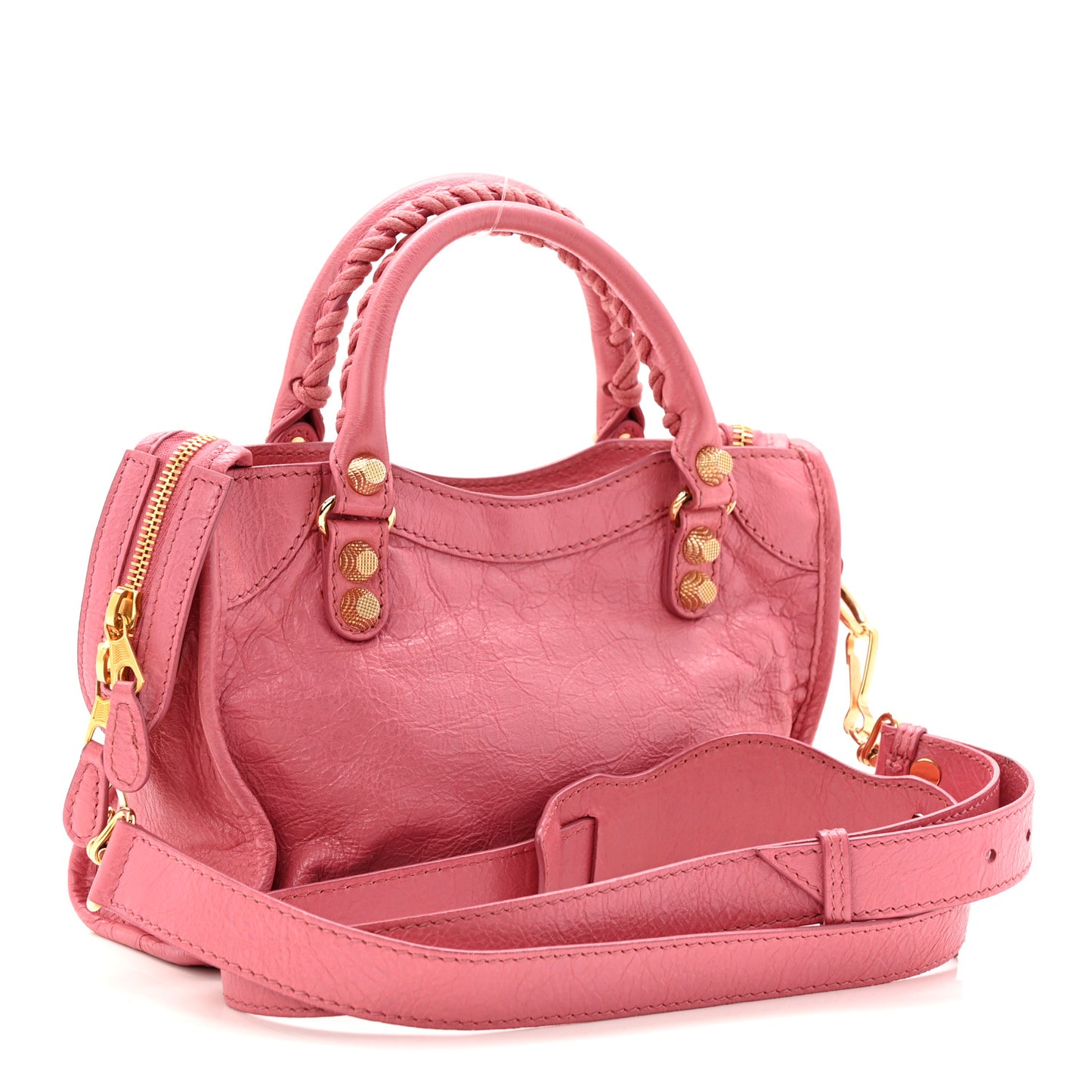 Agneau Giant 12 Gold Hardware Mini City Rose Bombon Raspberry