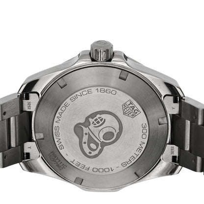 Tag Heuer Stainless Steel 41mm Aquaracer 300M Quartz Watch Blue WAY111C 4 of 5