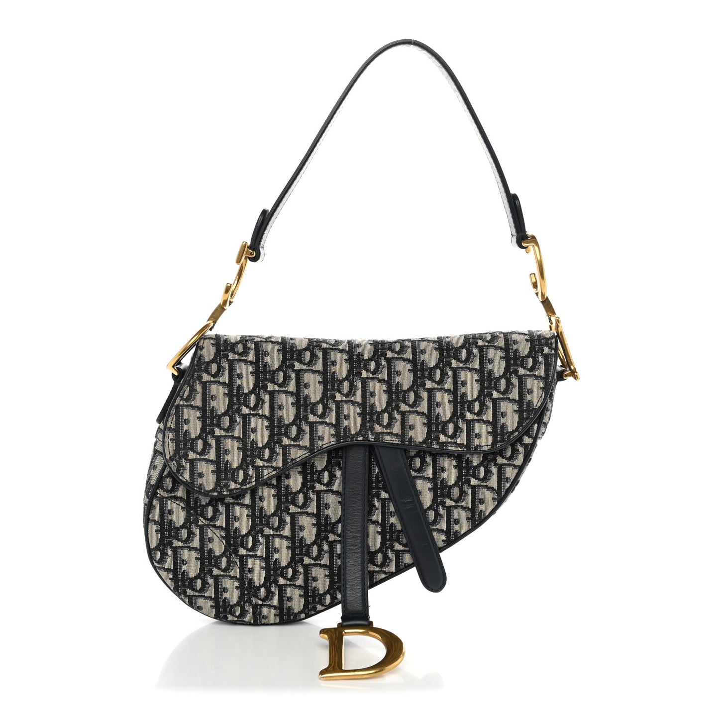 Oblique Saddle Bag Blue