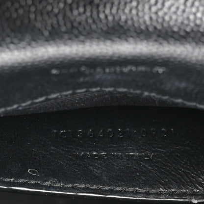 Saint Laurent Grain De Poudre Medium Classic Monogram Kate Satchel Black 7 of 10