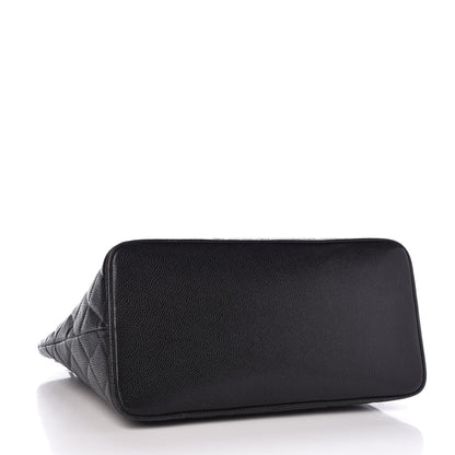 Chanel Caviar Quilted Medallion Tote Black 4 of 9