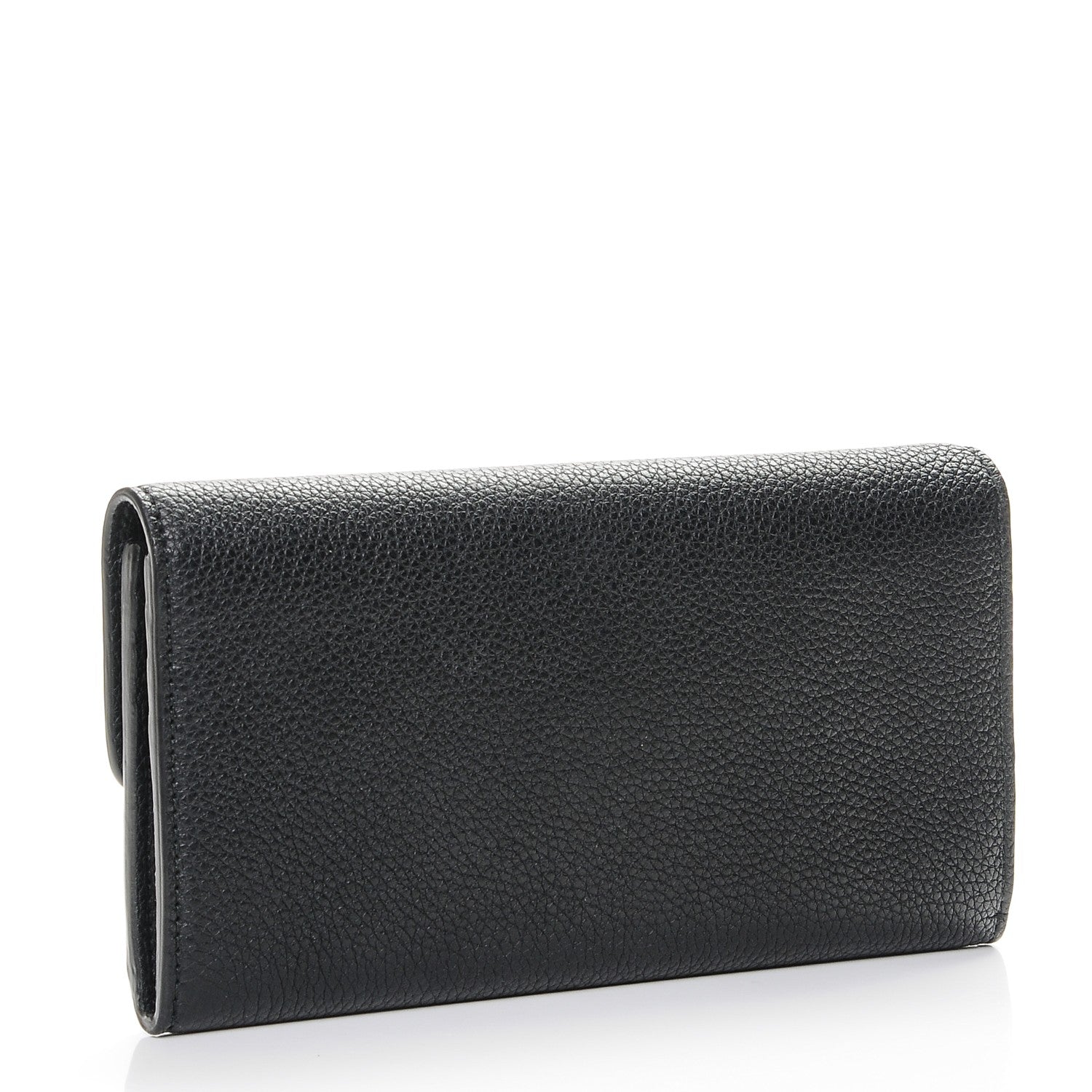 Balenciaga Calfskin Le Dix Continental Wallet Black 3 of 7