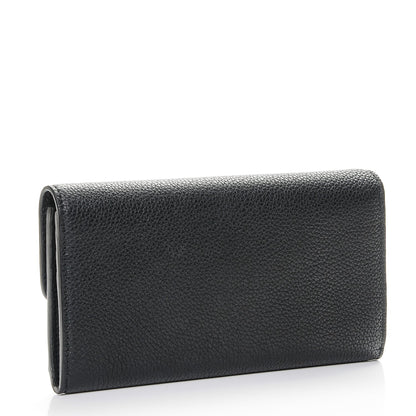 Balenciaga Calfskin Le Dix Continental Wallet Black 3 of 7