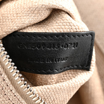 Saint Laurent Linen Calfskin Rive Gauche Tote Greggio Natural 7 of 10