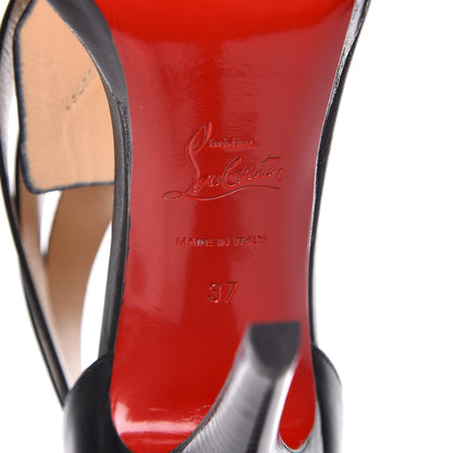 Christian Louboutin Calfskin Cuoio Charleze 120 Cage Sandals 37 Black 6 of 7