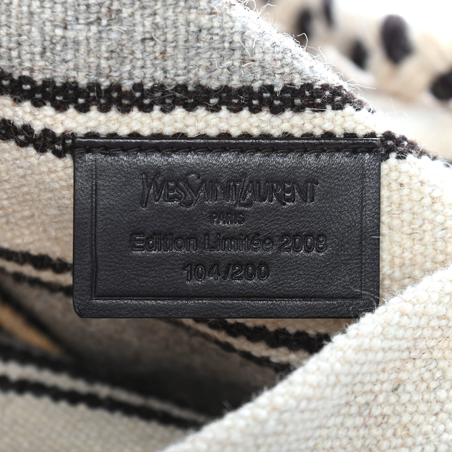 Saint Laurent Wool Flat Messenger Beige 5 of 11