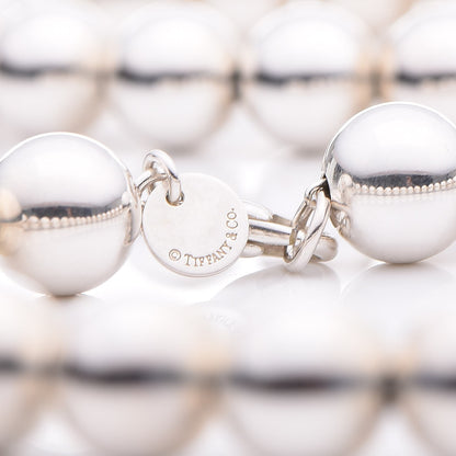 Tiffany Sterling Silver 10mm HardWear Ball Necklace 4 of 6