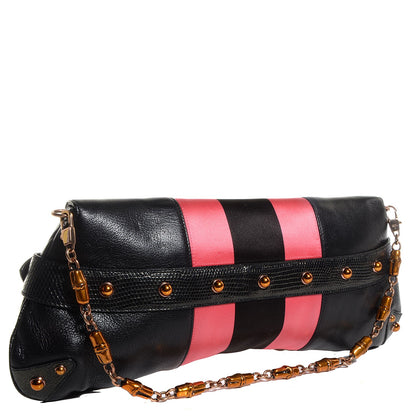 Gucci Leather Limited Edition Tom Ford Snake Horsebit Clutch Black 3 of 7
