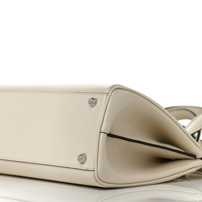 Gucci Grainy Calfskin Small Zumi Top Handle Bag Mystic White 10 of 10