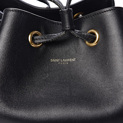 Saint Laurent Calfskin Large Emmanuelle Bucket Bag Black 8 of 13