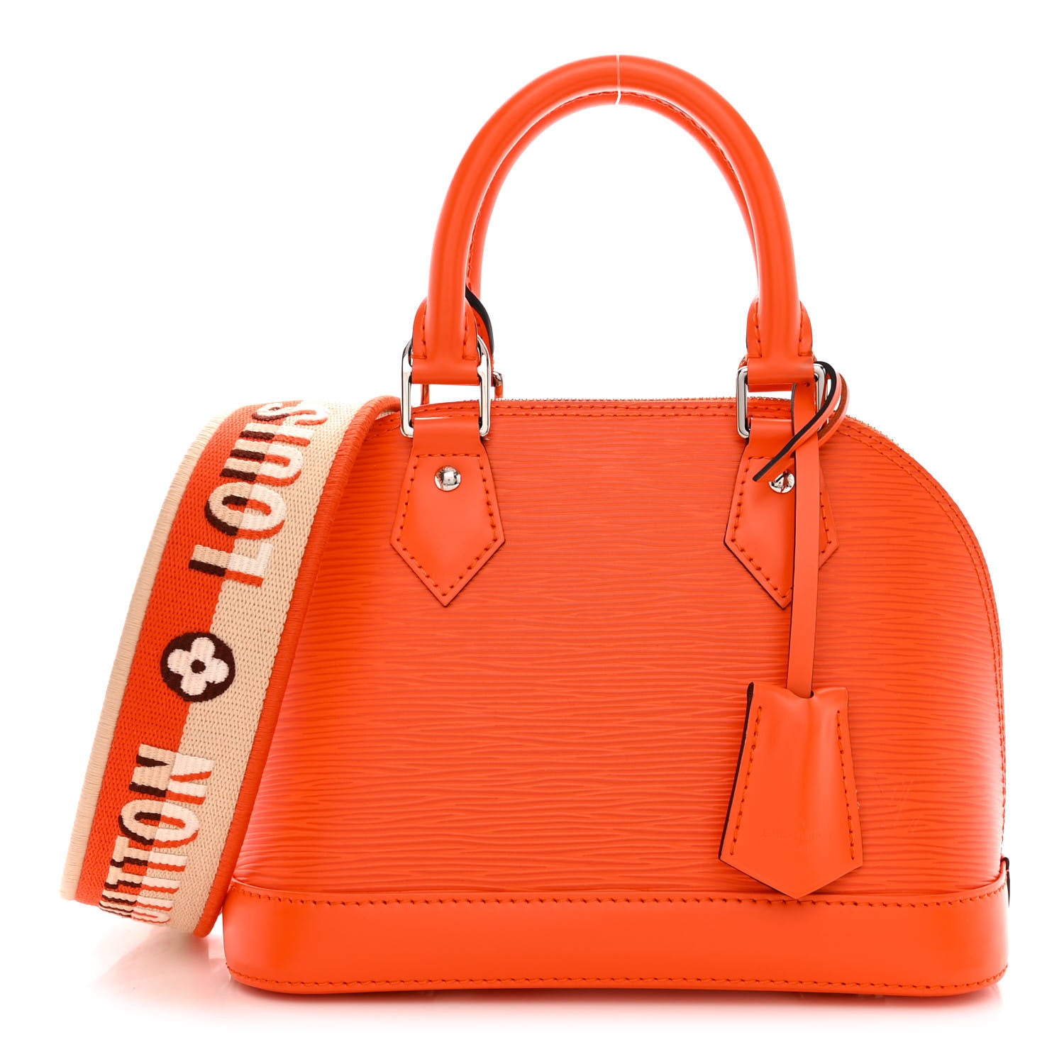 Louis Vuitton Epi Jacquard Alma BB Orange 1 of 11