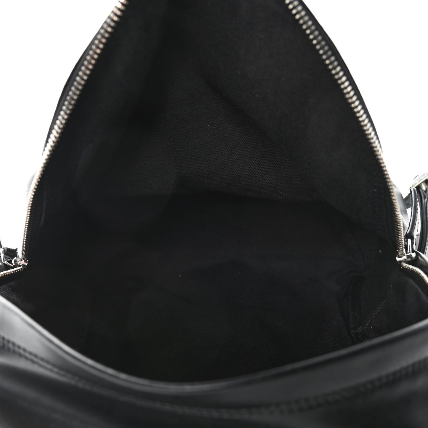 Calfskin Star Mini Backpack Black Red