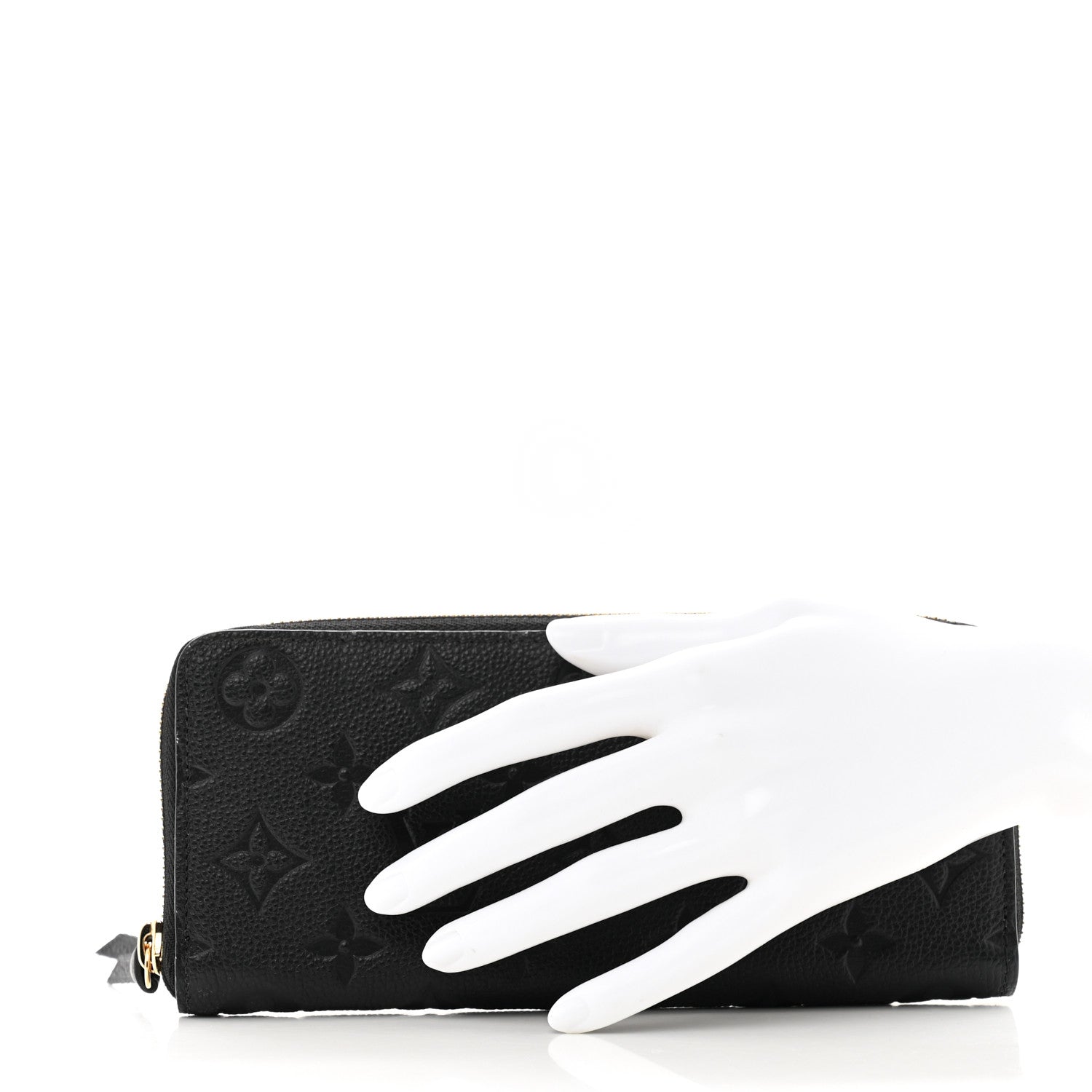 Louis Vuitton Empreinte Clemence Wallet Black 2 of 8