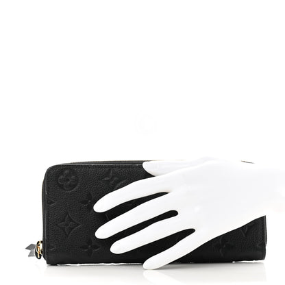 Louis Vuitton Empreinte Clemence Wallet Black 2 of 8