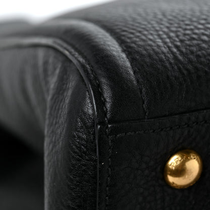 Prada Vitello Daino Shopping Tote Black 10 of 11