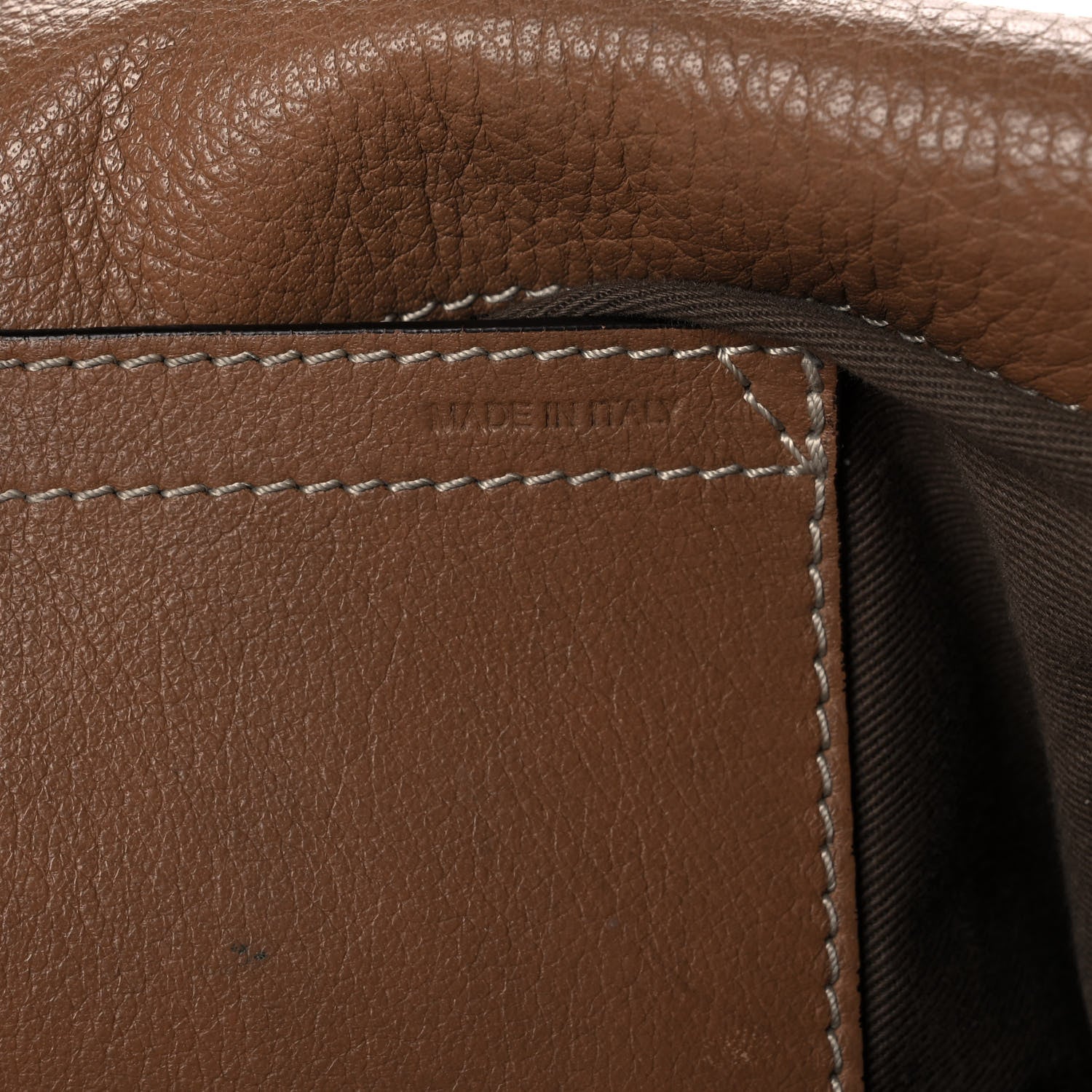 Chloe Calfskin Medium Marcie Round Crossbody Bag Nut 7 of 10