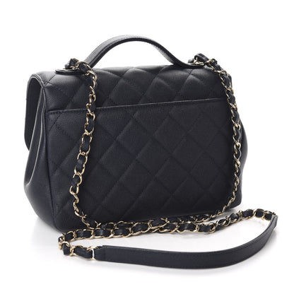 Chanel Caviar Quilted Small Business Affinity Flap Navy 3 of 12