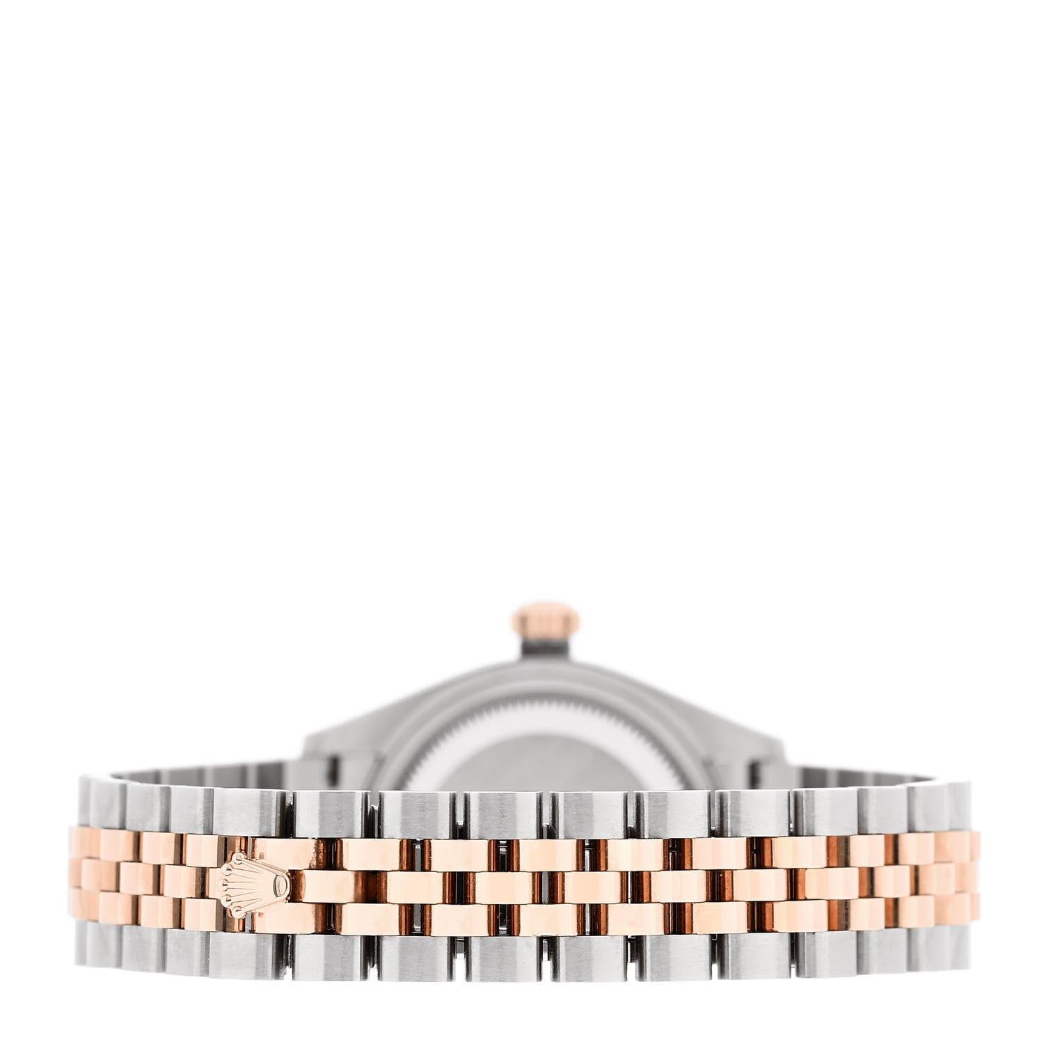 Rolex Stainless Steel 18K Everose Gold Diamond 28mm Oyster Perpetual Datejust Watch Chocolate 279171 3 of 6
