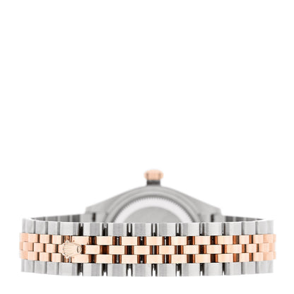 Rolex Stainless Steel 18K Everose Gold Diamond 28mm Oyster Perpetual Datejust Watch Chocolate 279171 3 of 6
