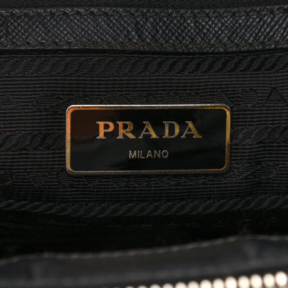 Prada Saffiano Small Galleria Double Zip Tote Black 8 of 13
