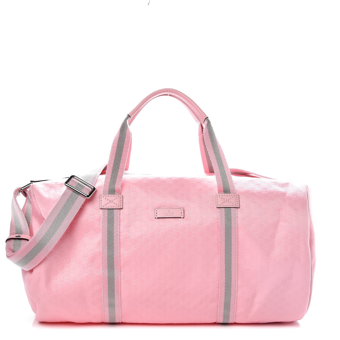 Nylon Microguccissima Gym Bag Pink
