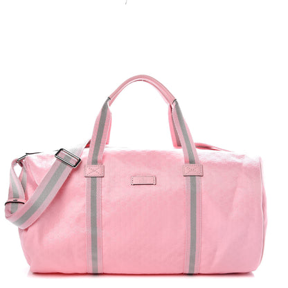 Gucci Nylon Microguccissima Gym Bag Pink 1 of 10