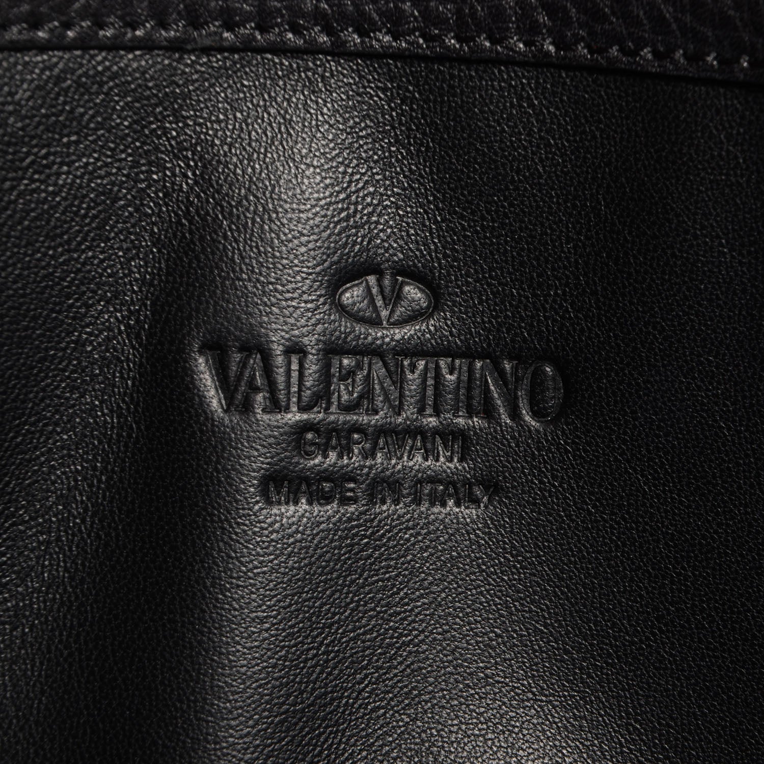 Valentino Garavani Grained Calfskin To Be Cool Tote Black 7 of 10