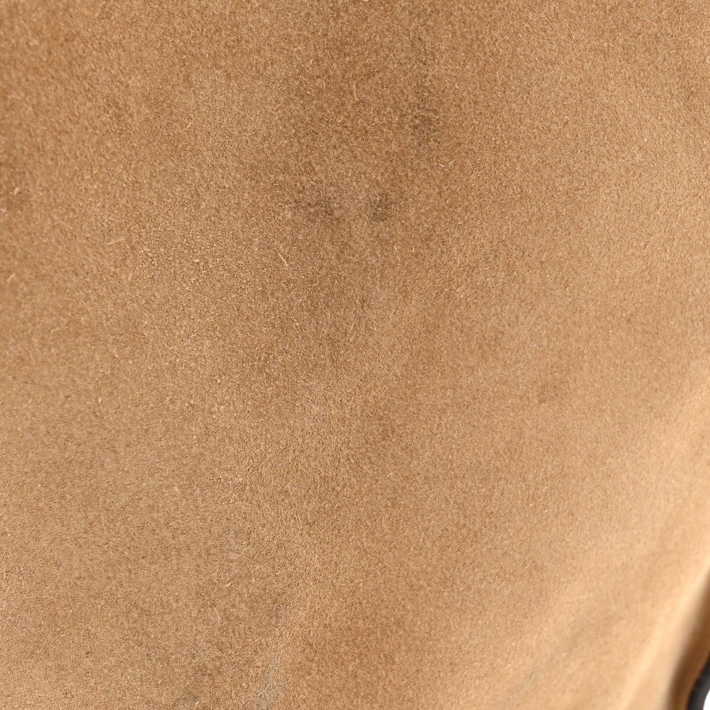 Drummed Calfskin Suede Large Trapeze Dune