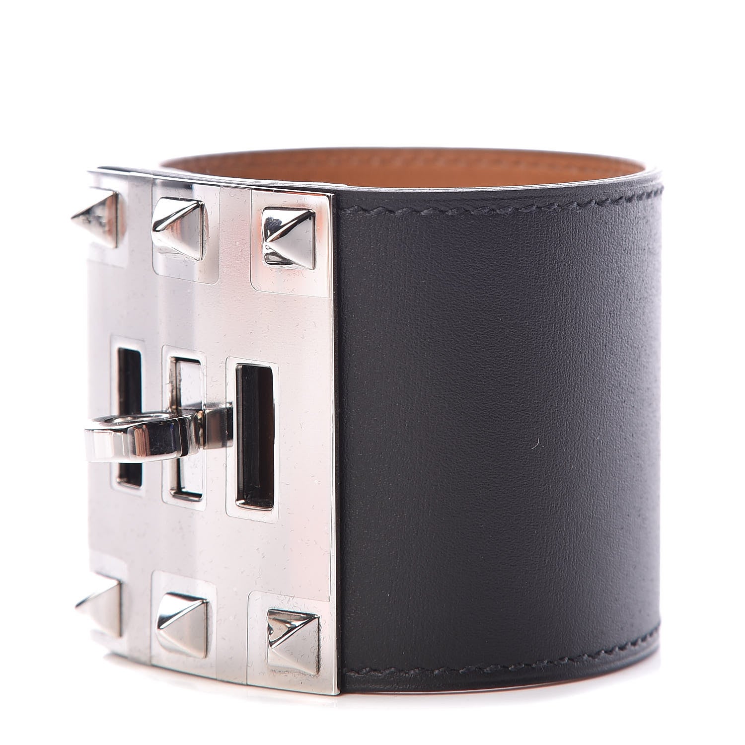 Hermes Chamonix Extreme Kelly Bracelet S Black 1 of 6