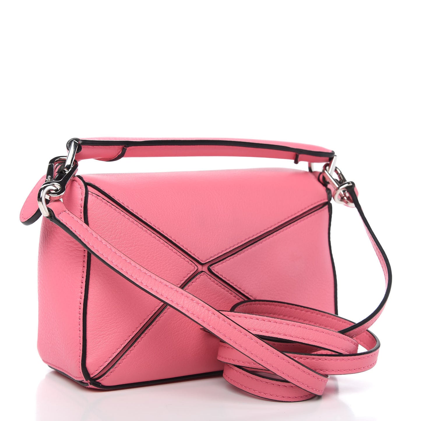 Calfskin Mini Puzzle Bag Wild Rose