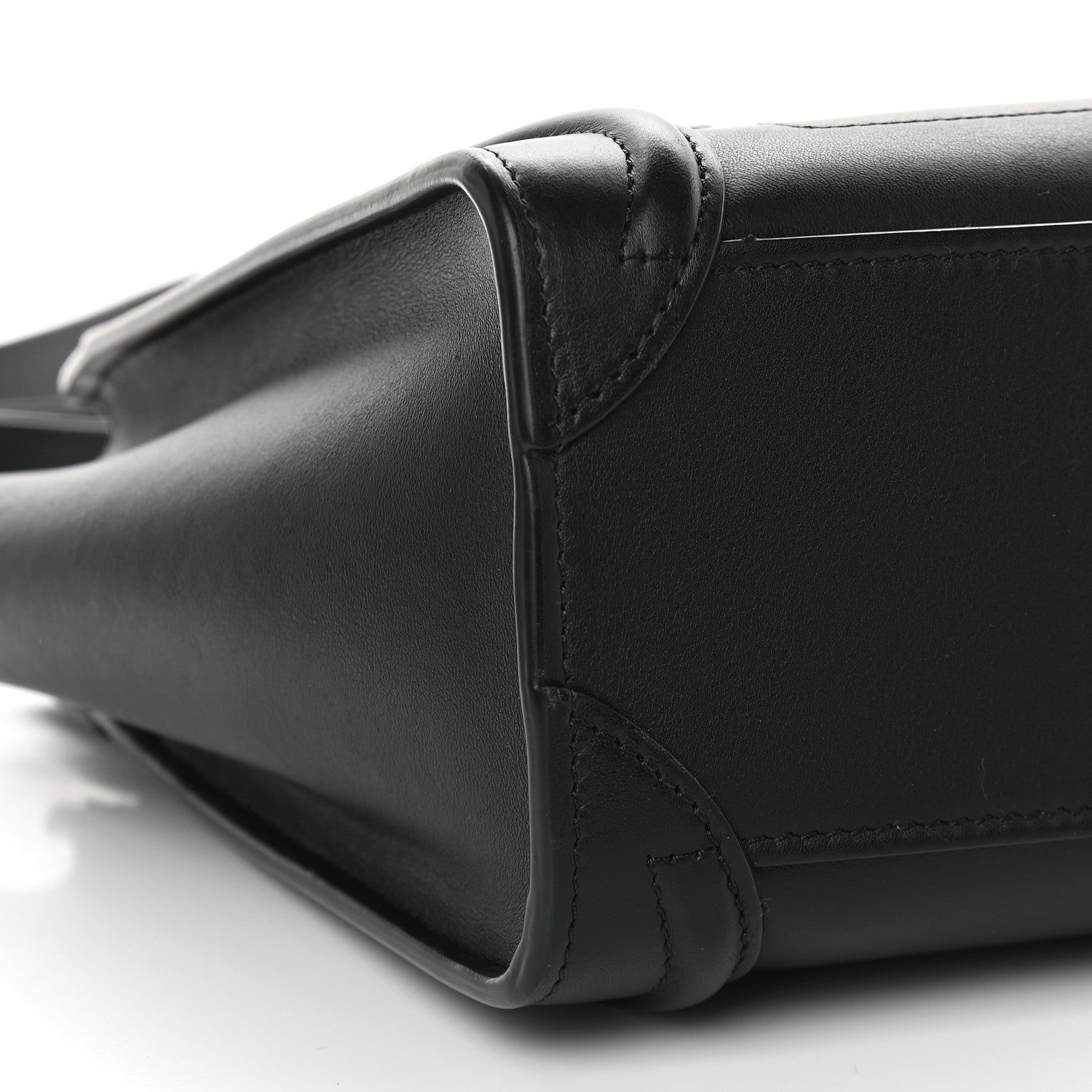 Celine Smooth Calfskin Nano Luggage Black 9 of 10