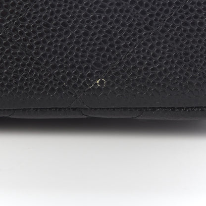 Chanel Caviar Quilted Jumbo Double Flap Black 10 of 11