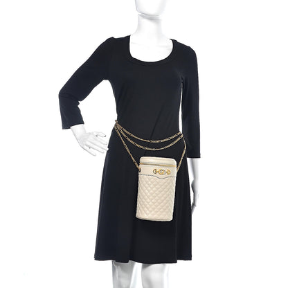 Gucci Calfskin Trapuntata Zumi Belt Bag Off White 2 of 10