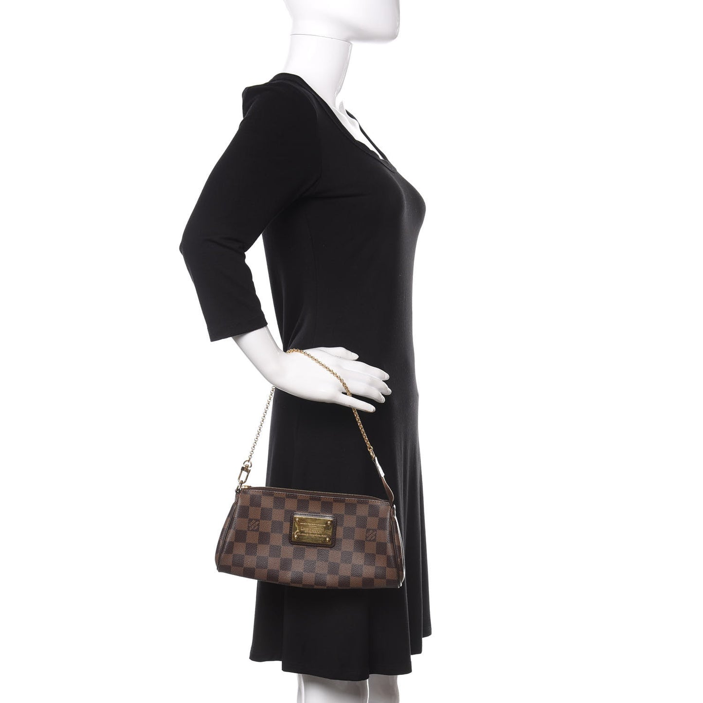 Damier Ebene Eva Clutch