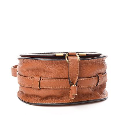 Chloe Calfskin Mini Marcie Round Crossbody Bag Tan 4 of 10